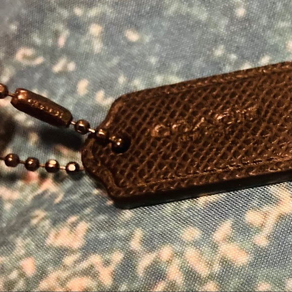 Coach Black Keychain Tag - Picture 13 of 16